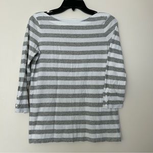 GAP Womens Boatneck Stripe Top
